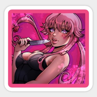 Yuno Gasai - Future Diary / Mirai Nikki Sticker